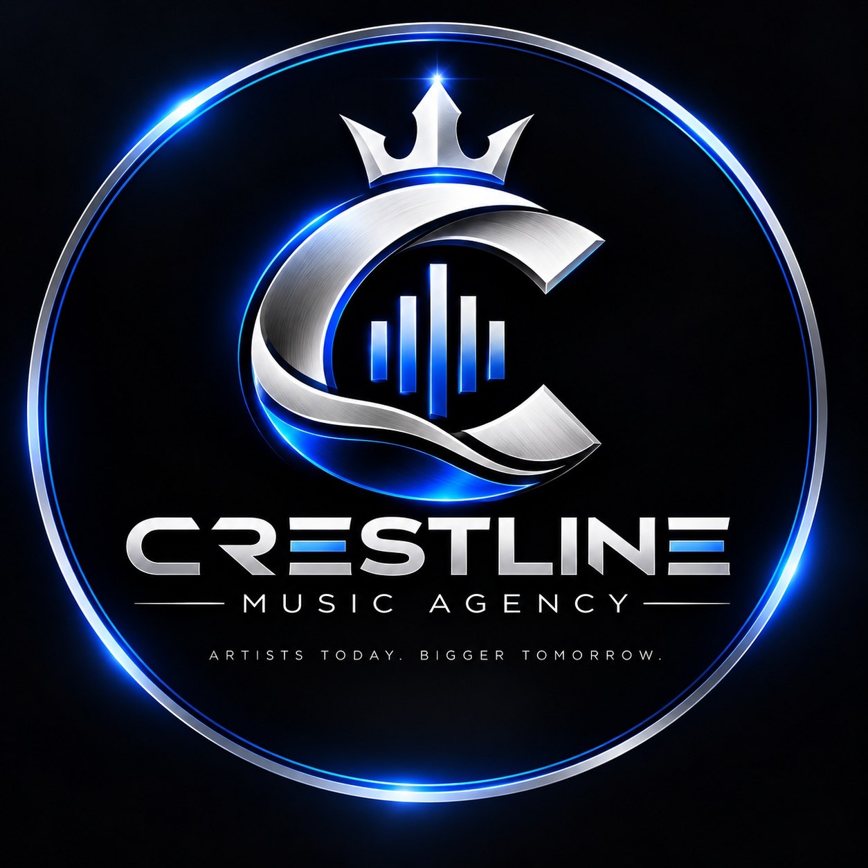 Crestline Music Agency logo