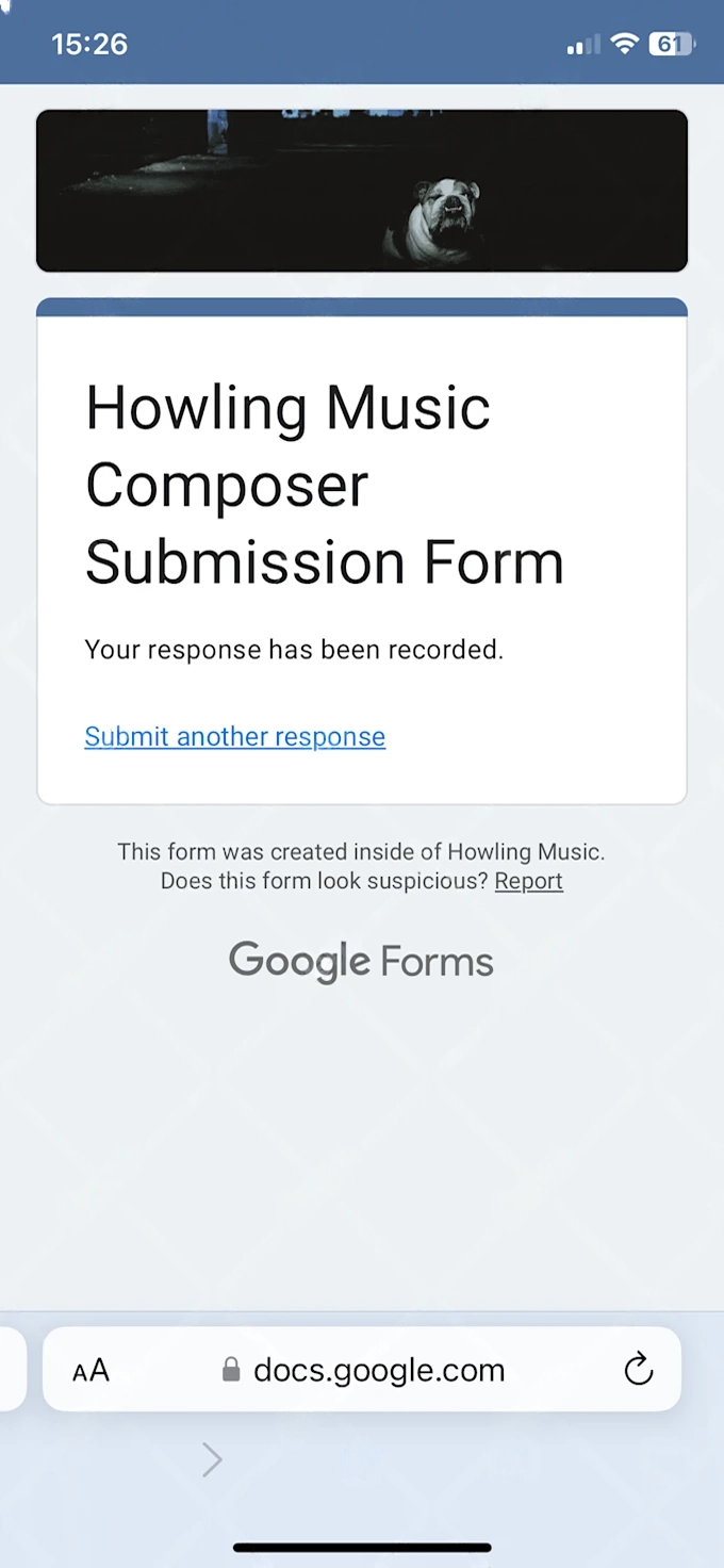 Composer submission workflow